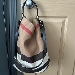 Burberry canvas hobo